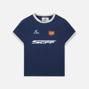 Scuffers Block Dark Blue T-Shirt