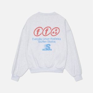 Scuffers FFS Crewneck Light Grey Sweatshirt