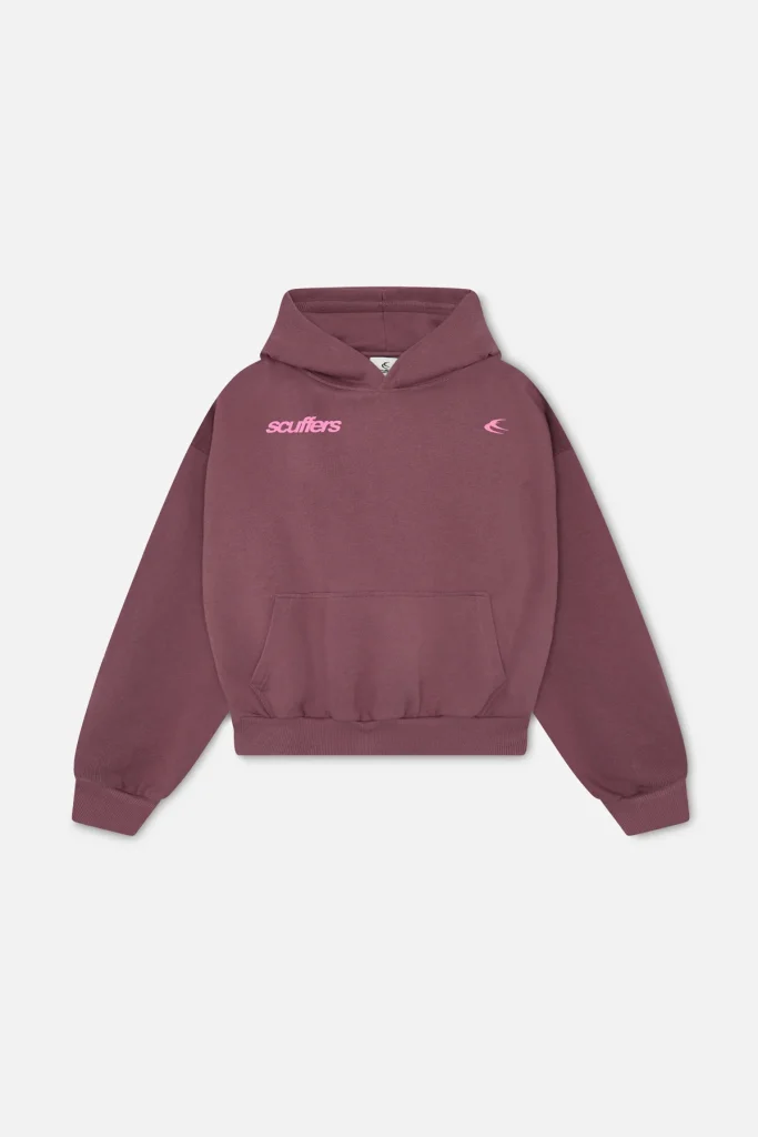 Scuffers Burgundy hoodie from Motor Studios