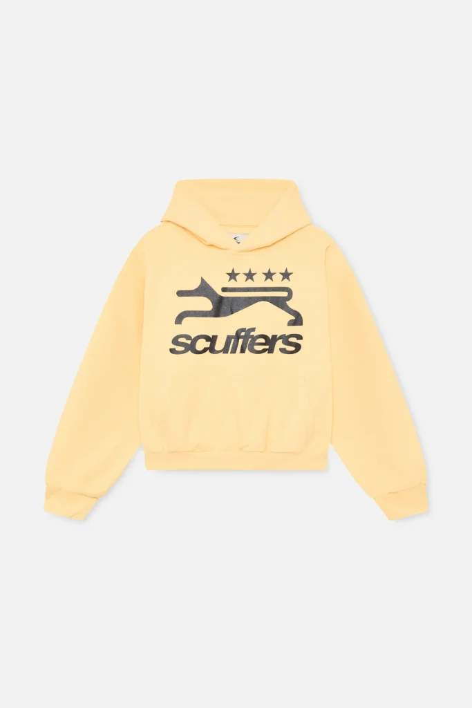 Scuffers Greyhound Yellow Hoodie