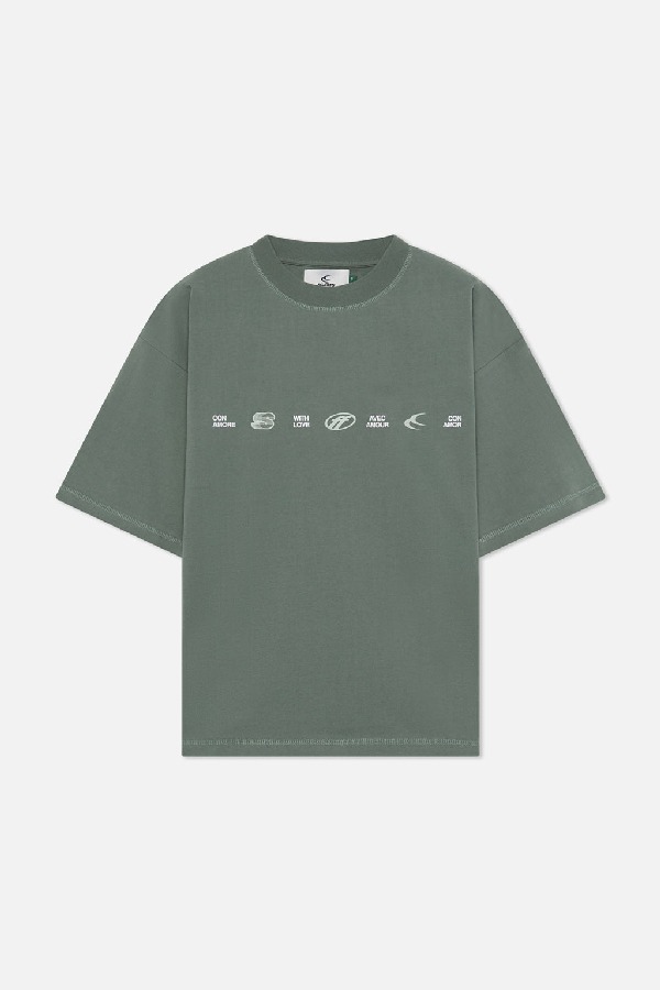 Scuffers 7 Logo Green T-Shirt Scuffers 7 Logo Green T-Shirt